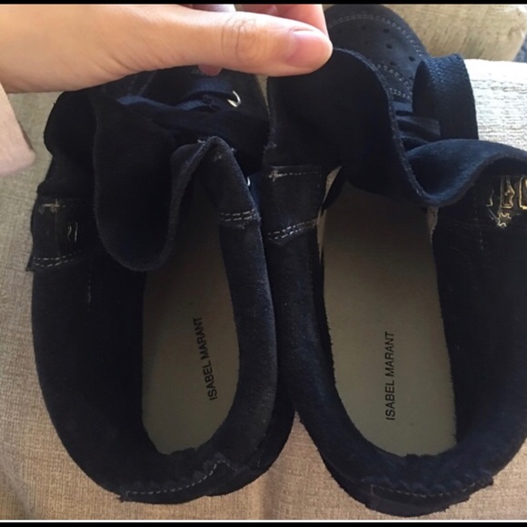 Isabel Marant VelvetStainerBasketHiddenWedgeBootie - Picture 5 of 6